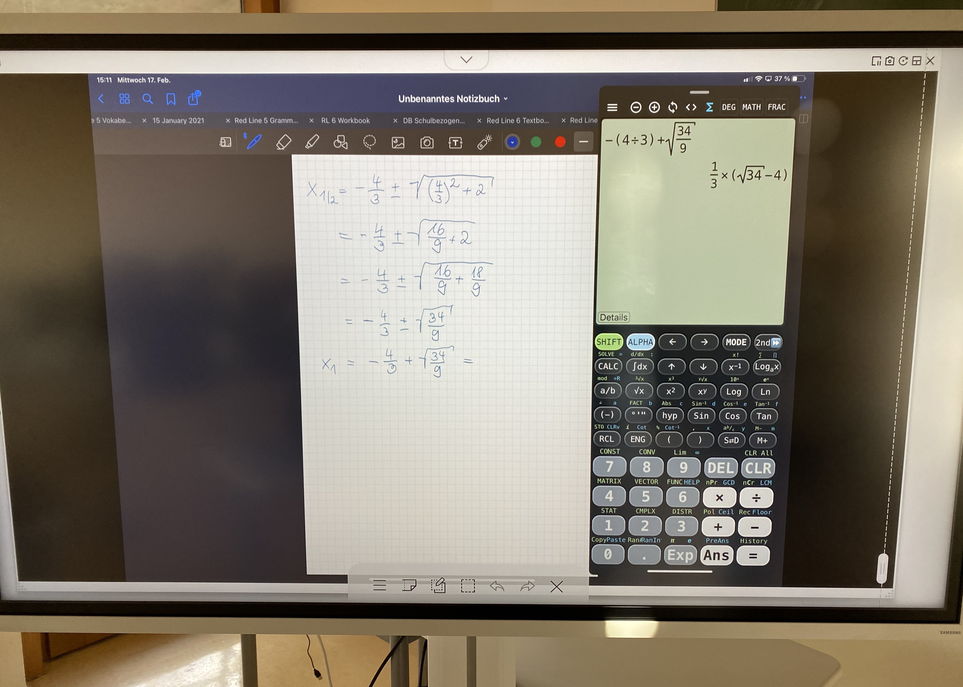  Mathematik am Whiteboard und iPad 